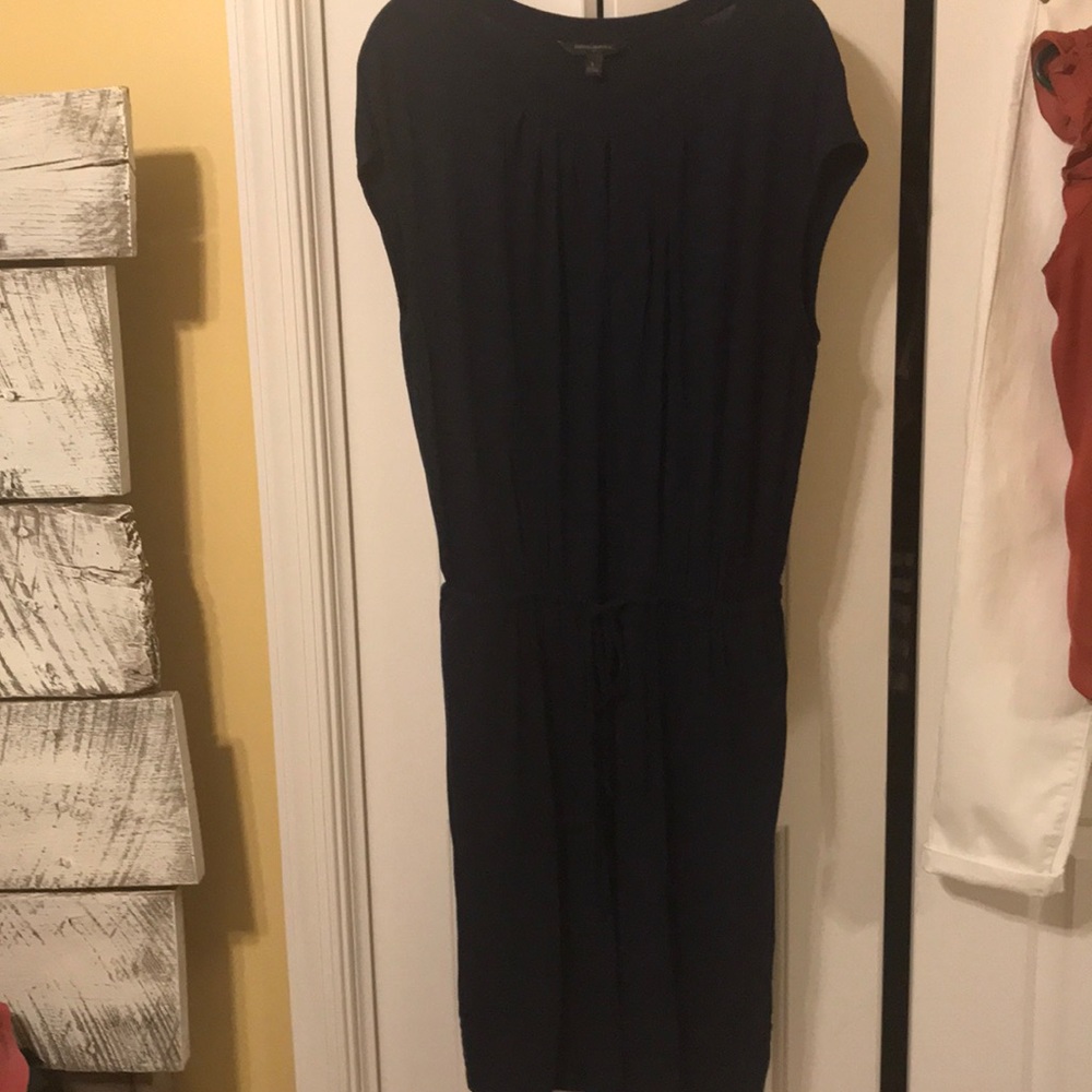 Banana Republic Navy Draw String Dress